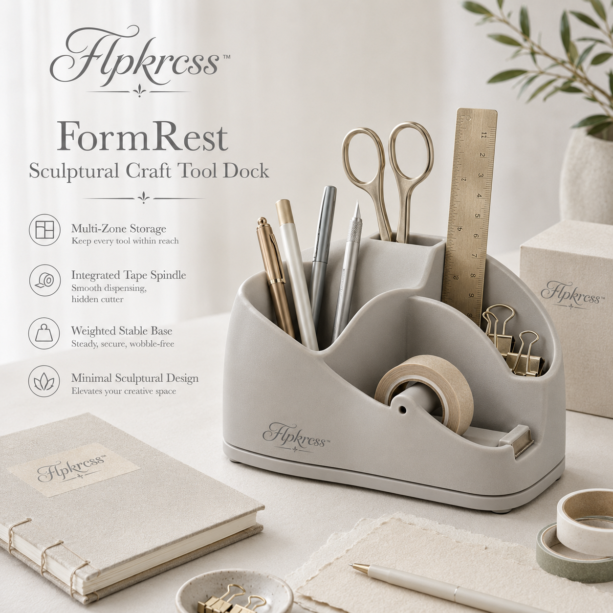 Flpkrcss™ FormRest Sculptural Craft Tool Dock