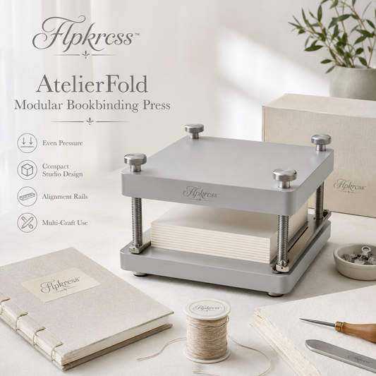 Flpkrcss™ AtelierFold Modular Bookbinding Press