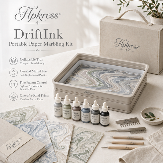 Flpkrcss™ DriftInk Portable Paper Marbling Kit